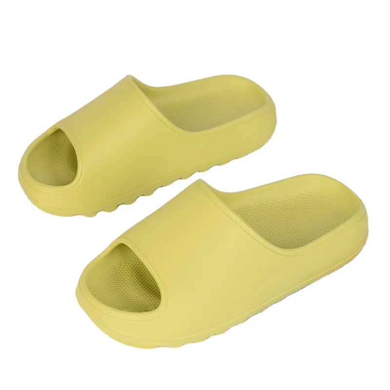 

Superior Quality Chinese House Slippers Wholesale Pillow Slides Slippers, Black, orange, turmeric, pink, apple green, lemon yellow, mist blue
