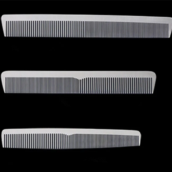 

Hot sale hair product stainless steel comb metal comb for men, Picture