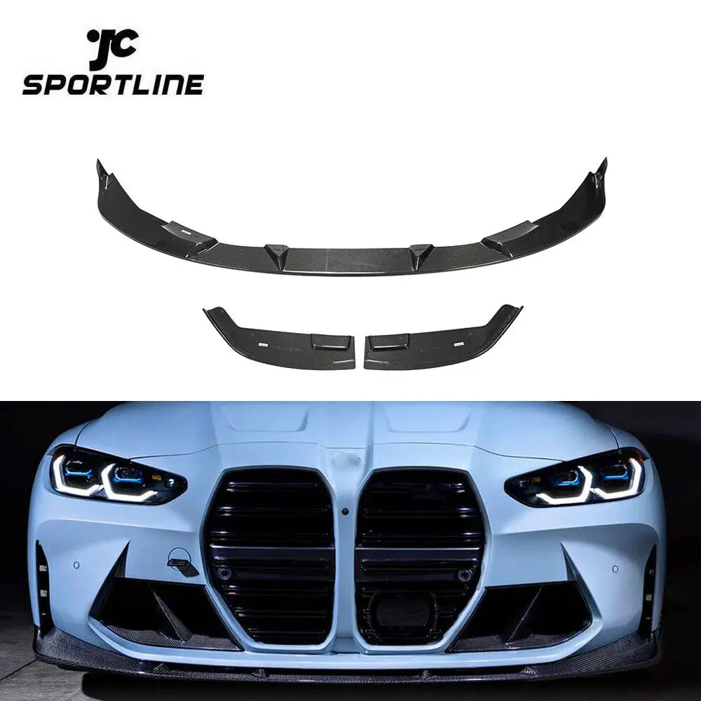 

4 Series Carbon Fiber Front Lip Spoiler for BMW G80 M3 G82 M4 Coupe 2-Door 2021-2022