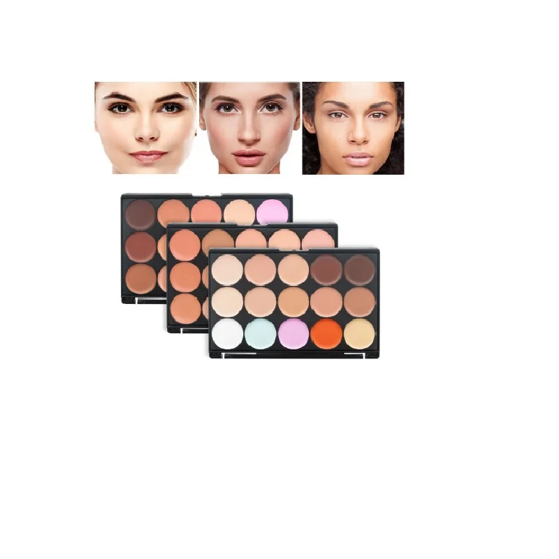 

Best Selling Makeup 15 Color Palettes High Quality 15 Colors Effective Make Up Foundation Concealer