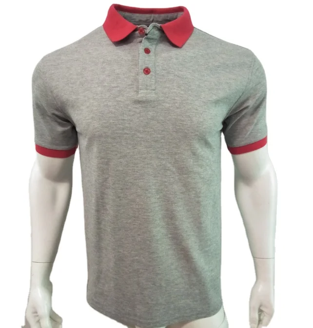 

2023 Men's short polo shirt Custom CVC polo shirt cotton Polo T shirt