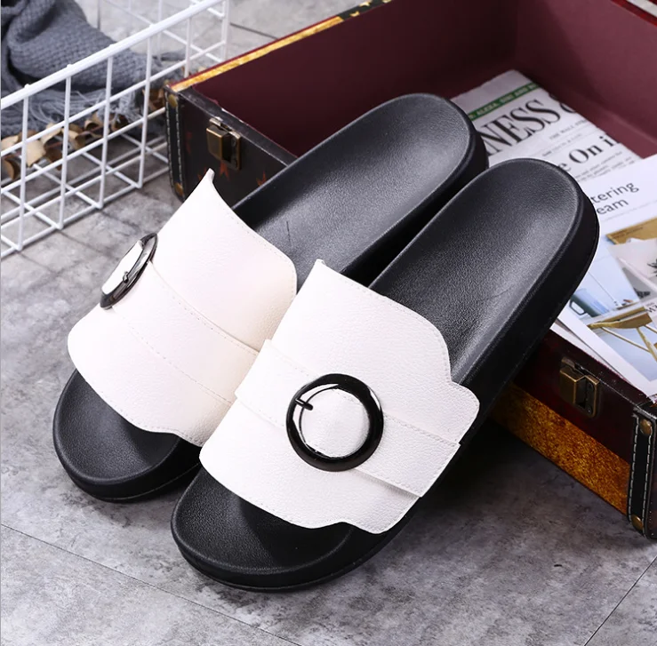 

Size:36-45 Couple beach slippers man slipper sandal shoes, Brown,black,white