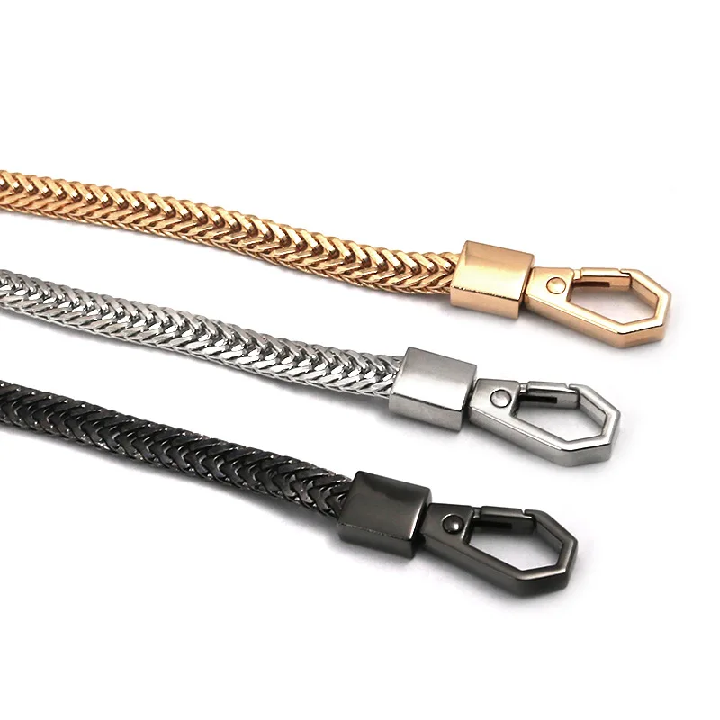 

Meetee B-C133 High-grade Alloy One-shoulder Messenger Bag Strap Accessories Replaceable Fox Chain, 3 colors