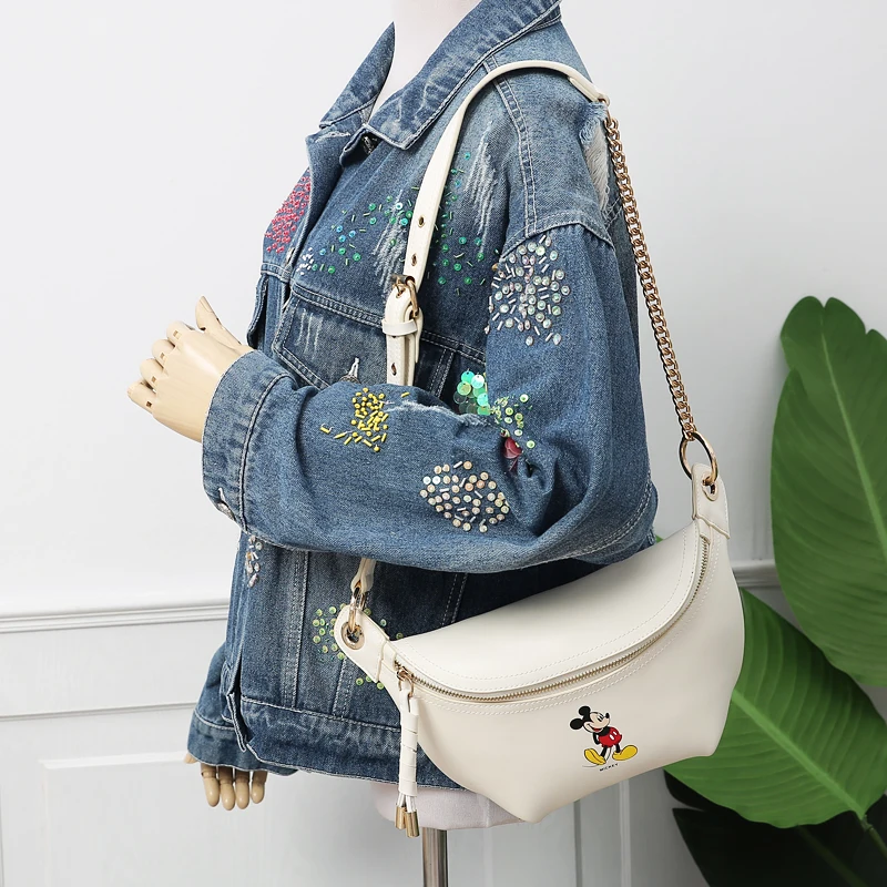 

Man Sling Bag La Plazeite Personalized Pattern Custom Logo Usb Korean Fashion Mini Chest Crossbody Sport Cartoon Body Cross Time, Black