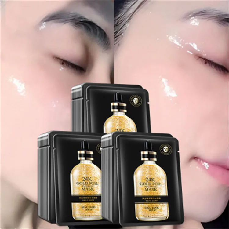 

BISUTANG anti aging facial mask hyaluronic acid 24K gold face mask for skin care