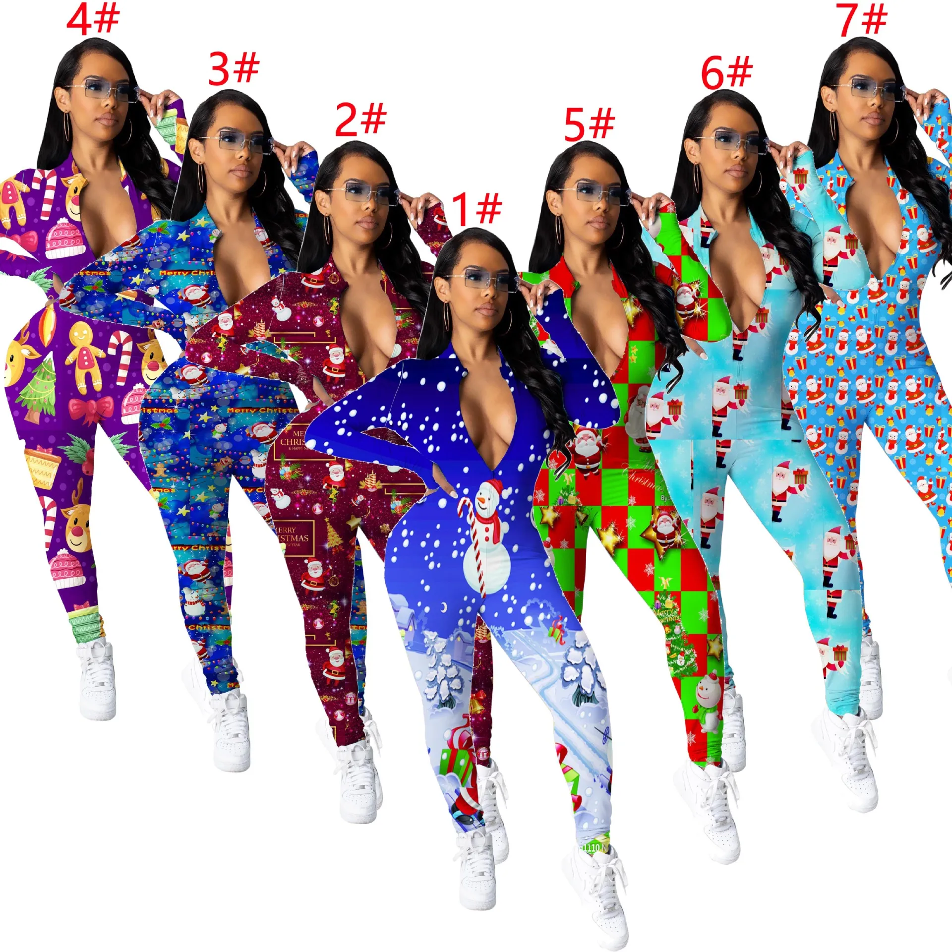 

christmas onesie pajamas women custom print adult onesie, Picture shows