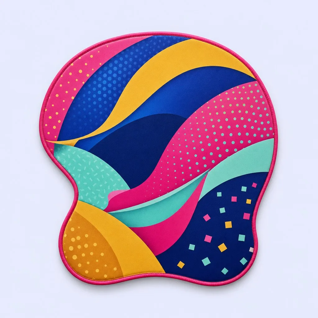 Contoured Streamline Pop Art Pad