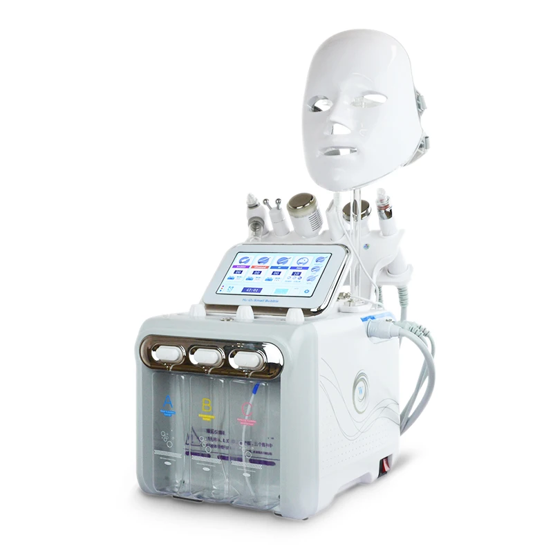 

7 IN 1 Hydra Dermabrasion Beauty Machine H2O2 Water Oxygen Small Bubble Peeling Cleansing Facial Care Beauty Equipment