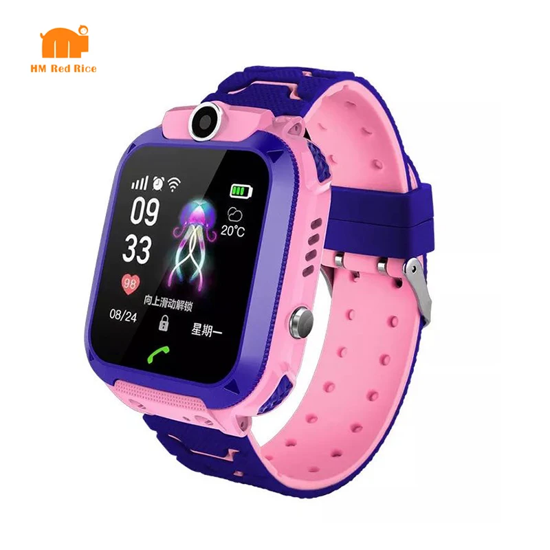 

2020 hot children smartwatch q12 with ip67 waterproof and sos gps tracker for ios android kids smart watch