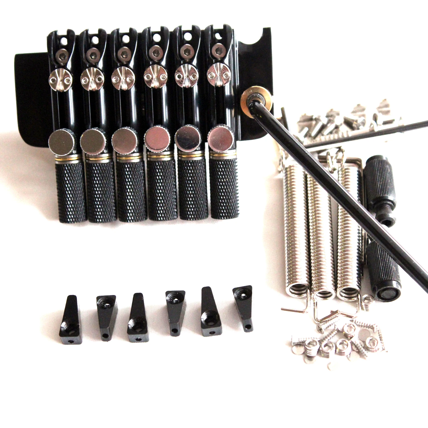 

6 Strings Black Headless Guitar Tremolo Bridge