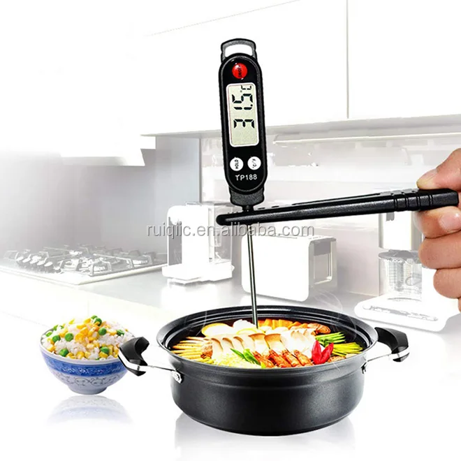 Kitchen Oil Thermometer BBQ Baking Temperature Measurement Electronic Food  Thermometer Liquid Temperature Pen