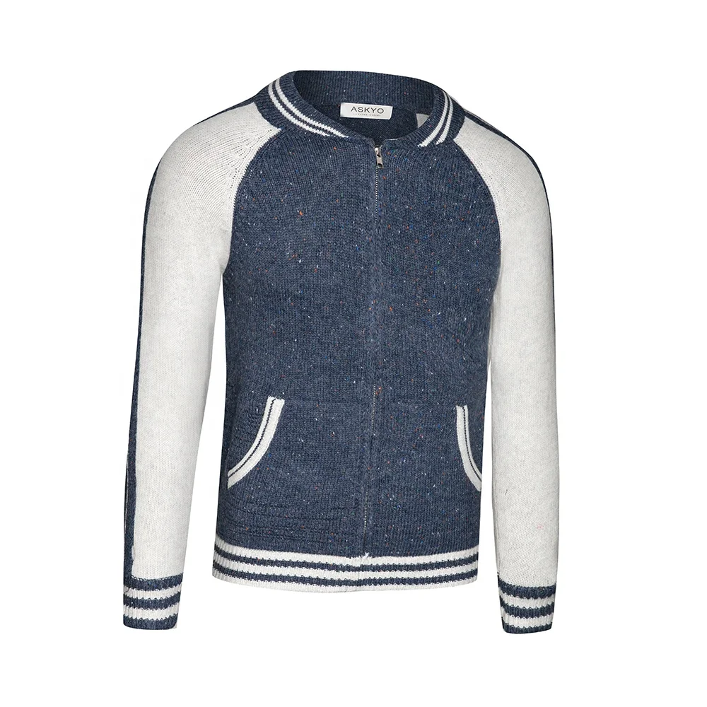 

casual baseball kids cardigan knit for spring sweater ,knitwear cardigan boy's sweaters