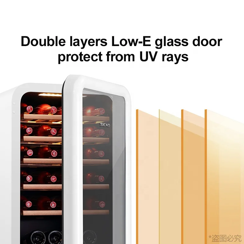 
sicao retro small cellar mini antique cabinet fridge barrel refrigerator glass door wine cooler price 