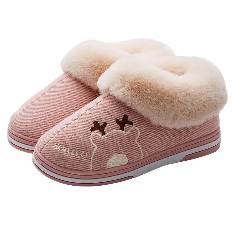 

New Fashion Comfortable Custom Logo Slippers Indoor Outdoor Fur Slides, Solid color
