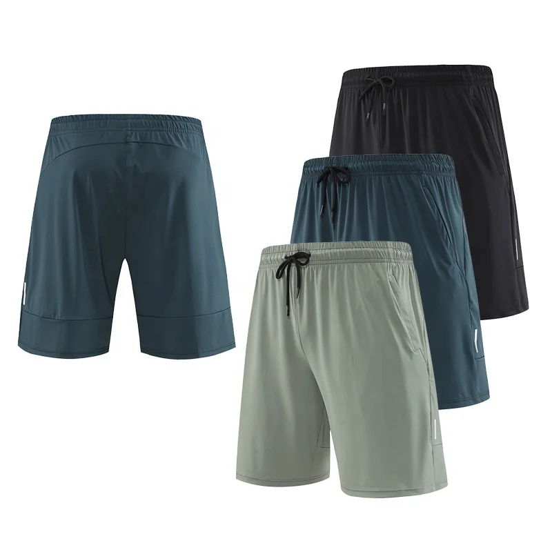 

Customize Sweat Pant Casual Reflective Stripe Sport Shorts for Men