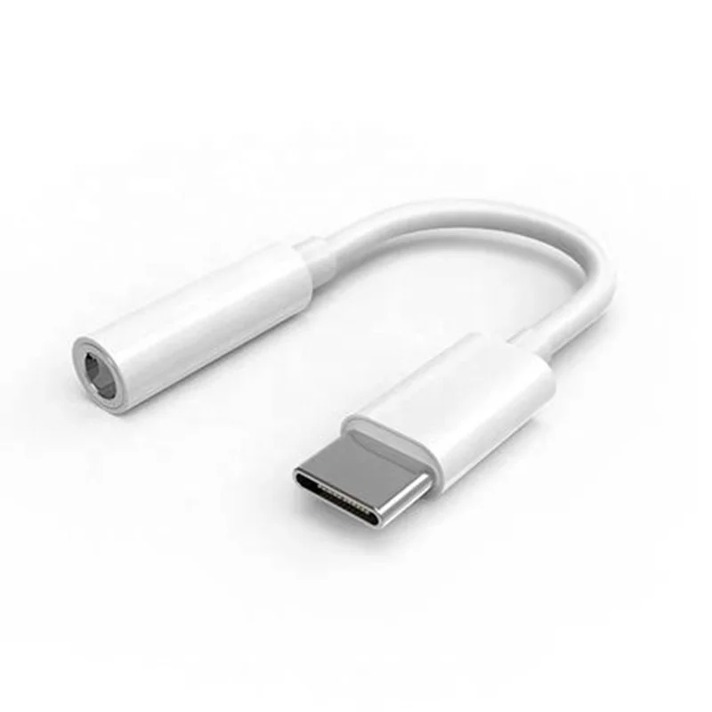 

Most Selling USB-C to 3.5mm Type-c Audio Headphone Jack Adapter, White,black