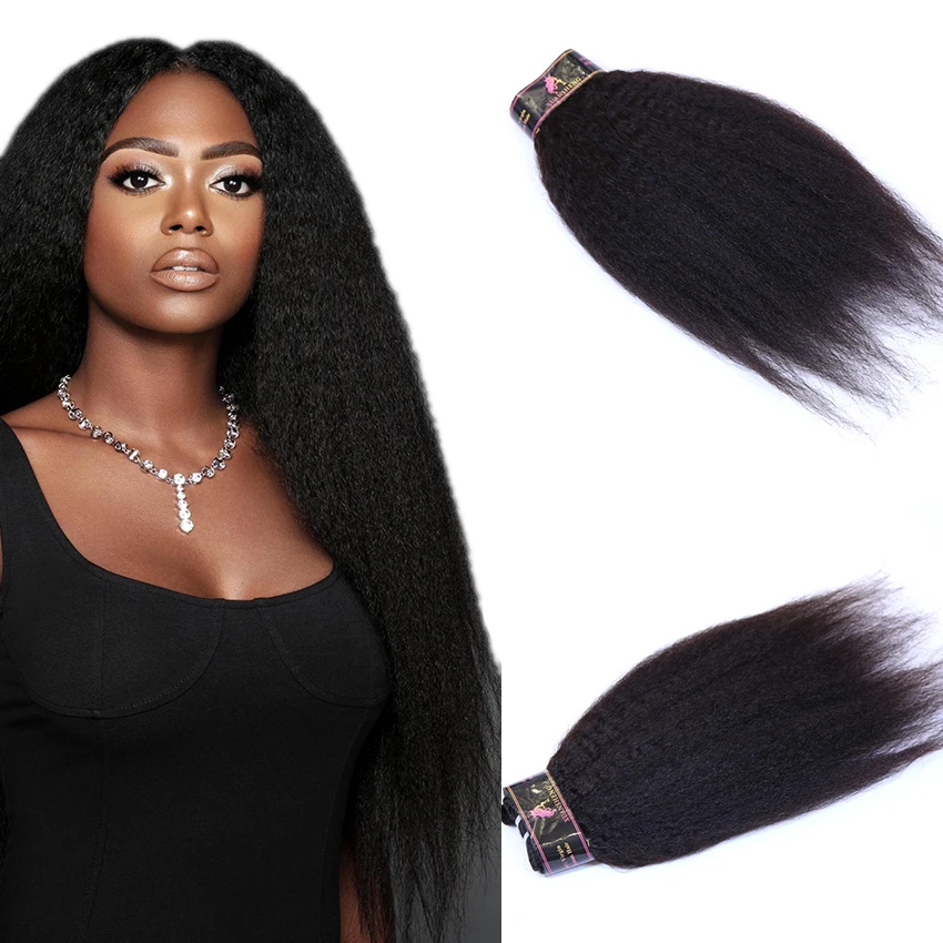 

Kinky Straight Brazilian Human Hair Virgin Human Hair Extension