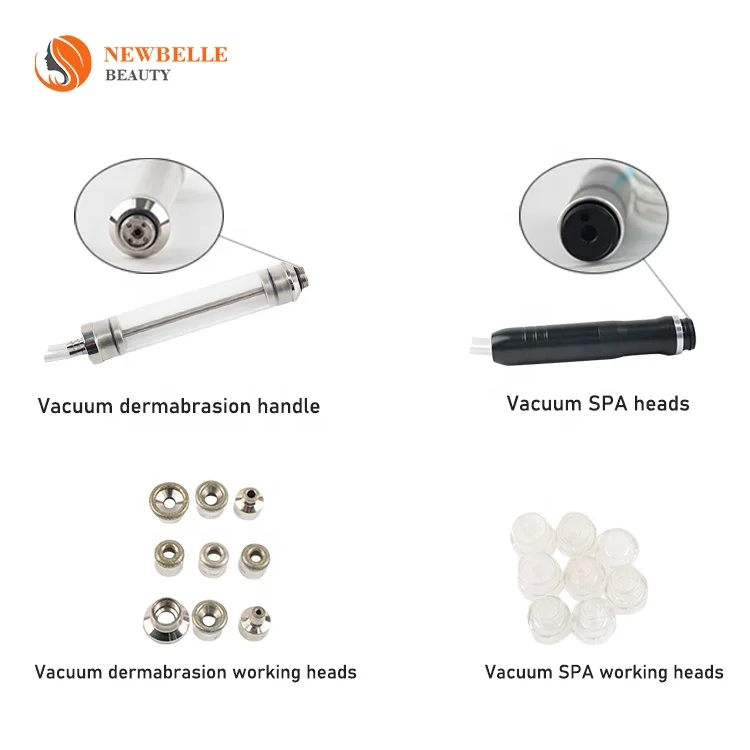 

2 in 1 water aqua dermabrasion equipment diamond dermabrasion hydro dermabrasion handle