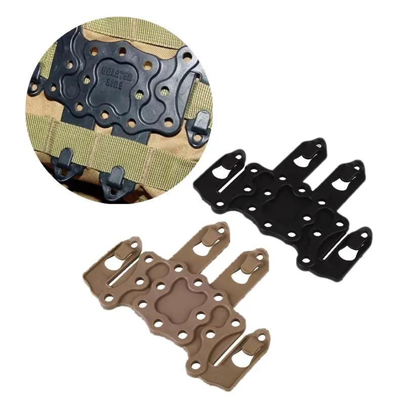 

Fyzlcion Tactics Outdoor Military Sport Holster Side Tactical Vest Chest Hanging Board Platform, Black