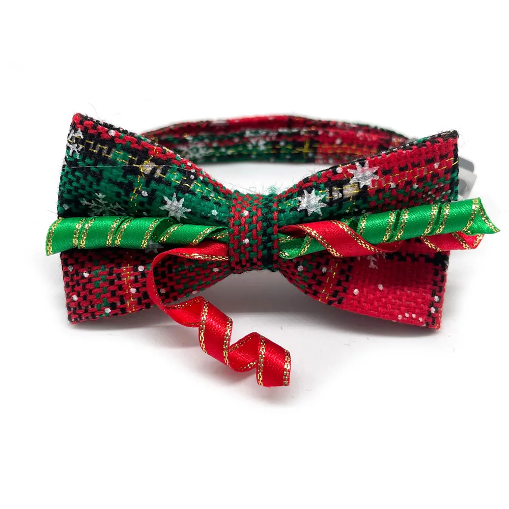 

Pet apparel & accessories dog Christmas dog collars Cat most popular Bowknot, Picture shows