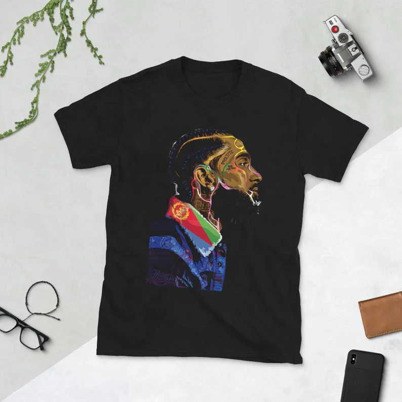 

New Arrival Loose Nipsey Hussle 2020 T-Shirt Summer T-Shirt Graphic Tees Plus Size Custom Tshirt Men