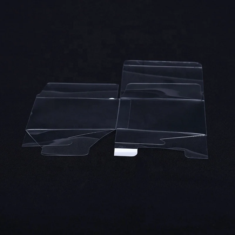 Clear Plastic Boxes For Wine Glass,Customized Plastic Folding Box For