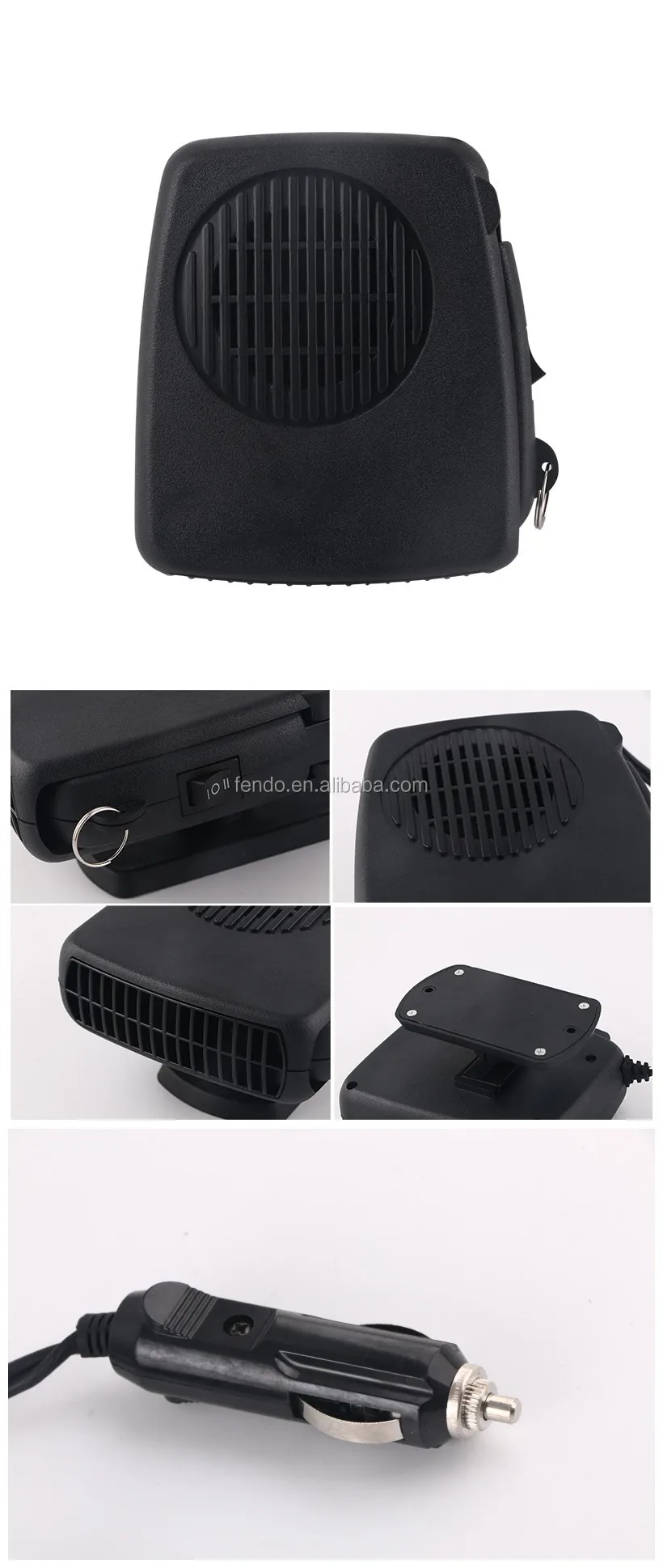 High Quality Auto Vehicle Electronic 150w 12v Electric Car Heater Fan