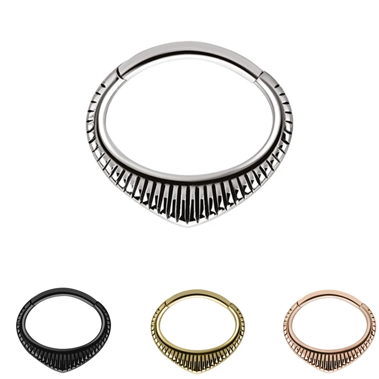 16g 1.2mm Newness 316l Surgical Steel High Quality Pyramid Septum