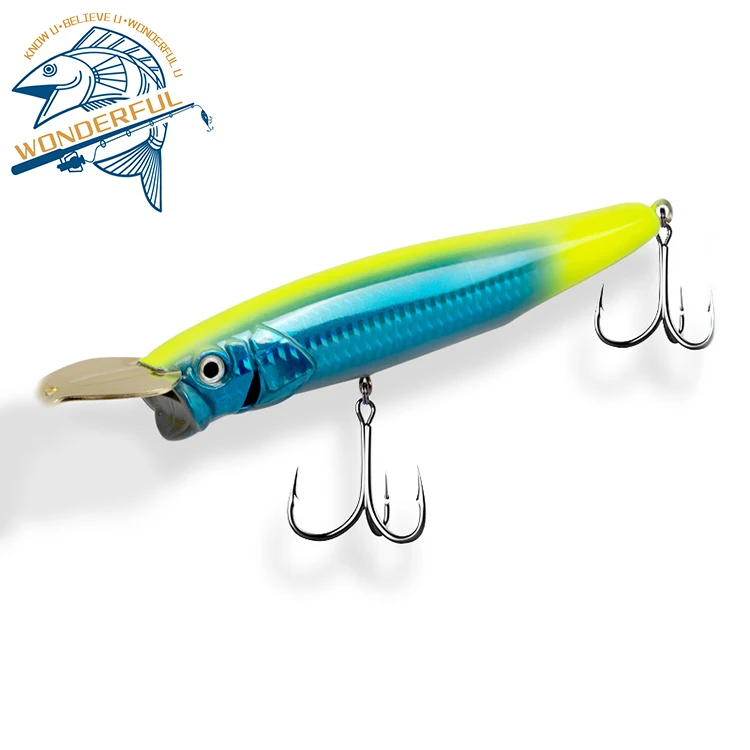 

In Stock 77g 150mm Hard Plastic Big Game Long Casting Sea Fishing Sinking Popper Lure For Tuna