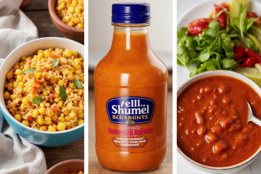 Mexican condiments assortment