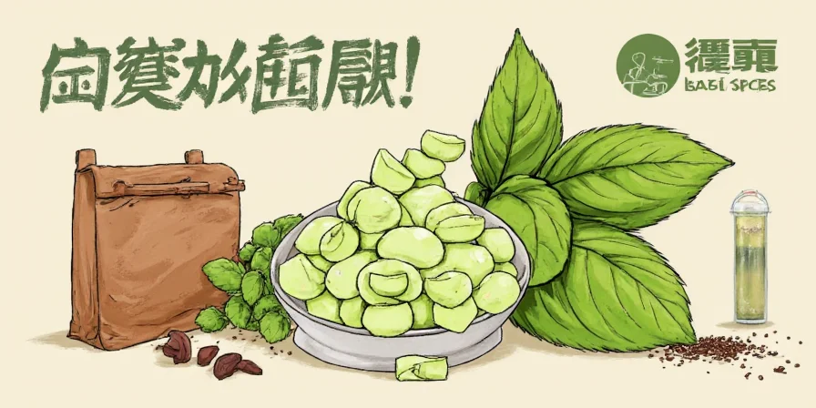 Different types of basil leaves arranged together