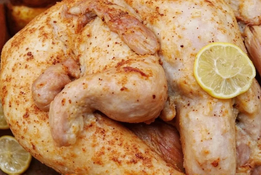 Roasted chicken with poultry seasoning