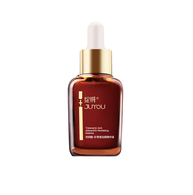 

JUYOU Private Label Face 3% Tranexamic Acid Astaxanthic Non-Sticky Clear Whitening Serum