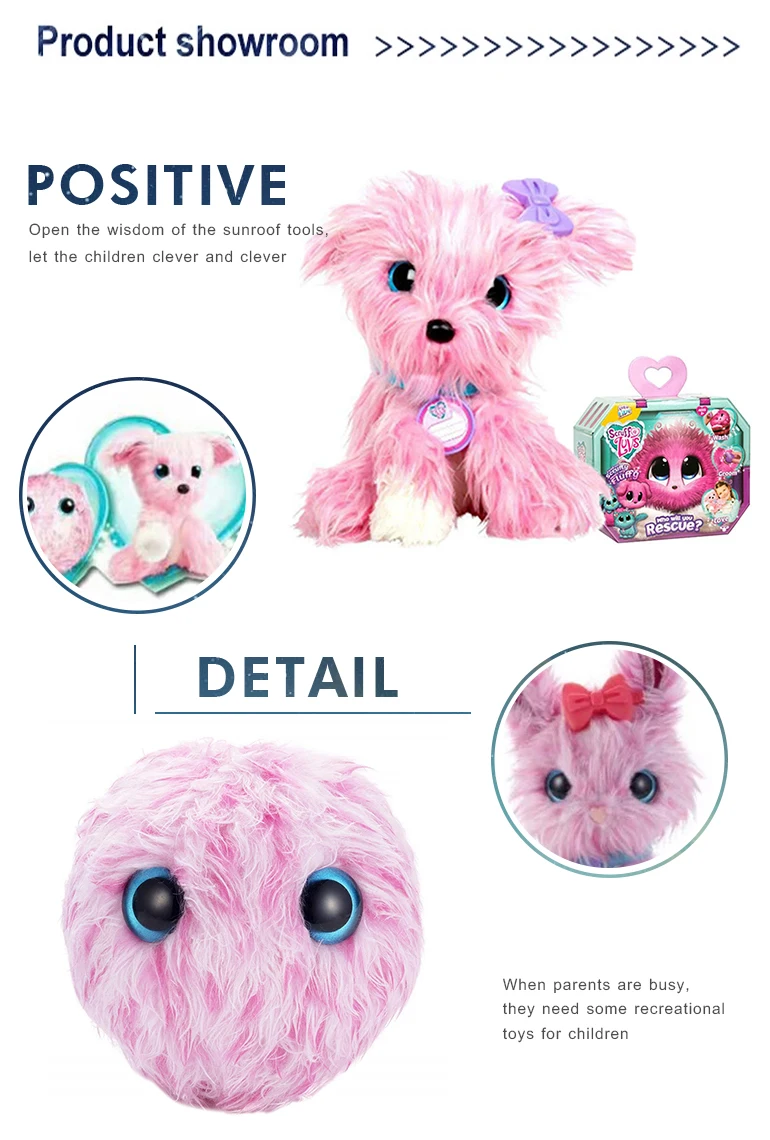 Amazon's choice bestseller animal rescue doll toys pretend adopt wash bath blind box stuffed animal plush surprise toy