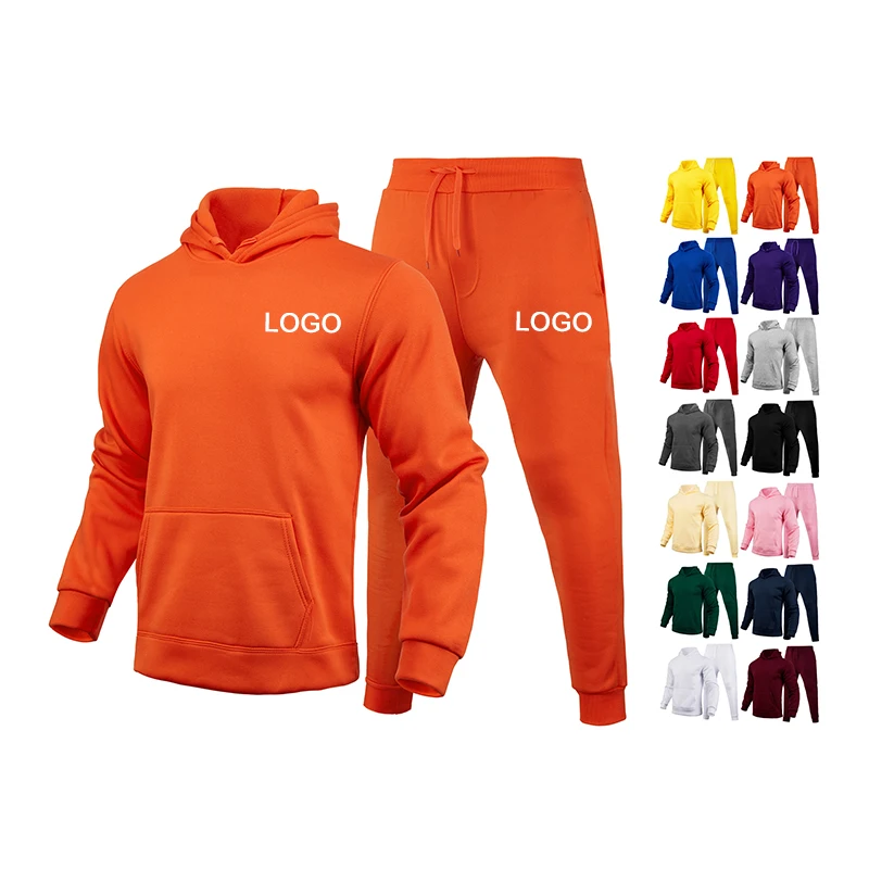 

Wholesale Custom Design Your Own Sweatsuit Men Training Jogger Plain 2 Piece Sweatsuit Unisex Hoodies Sweatpants Tracksuits