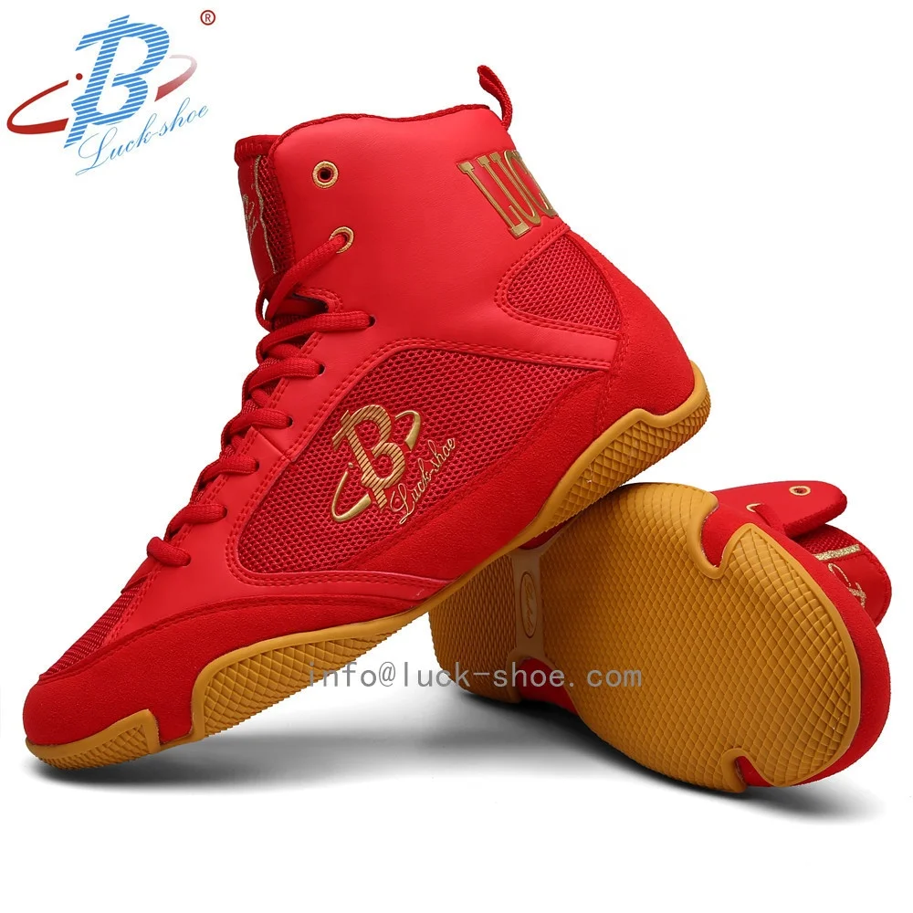 

Custom made sports shoes sneakers professional gym red boxing casual shoes boots