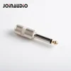High Quality Short Barrel 6.35mm Mono plug for guitar patch cable nickel/gold optional