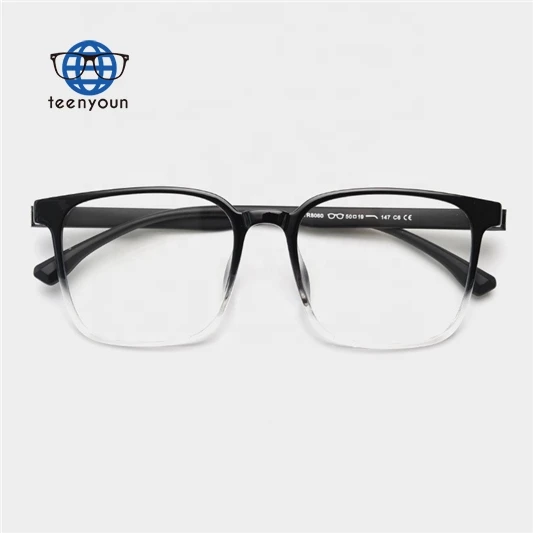 

Teenyoun Best Selling Fashion Eyewear Classic Eyeglasses Women Glasses Optical Tr90 Frame Square Shaped Customized Logo