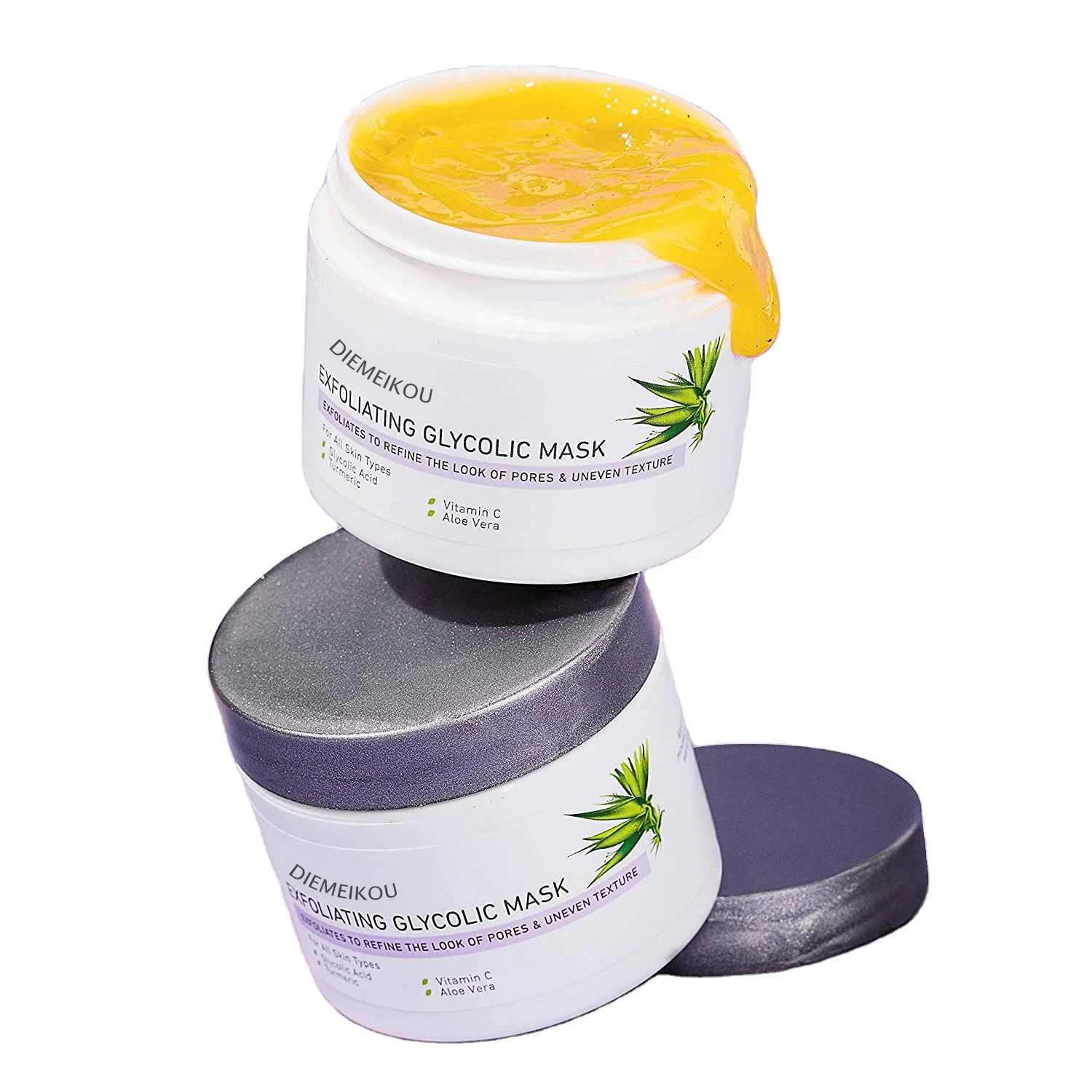 

Hot sale Exfoliating Glycolic Face Mask - Treatment for Brightening and Exfoliation with Turmeric & Vitamin C Mud Face Mask