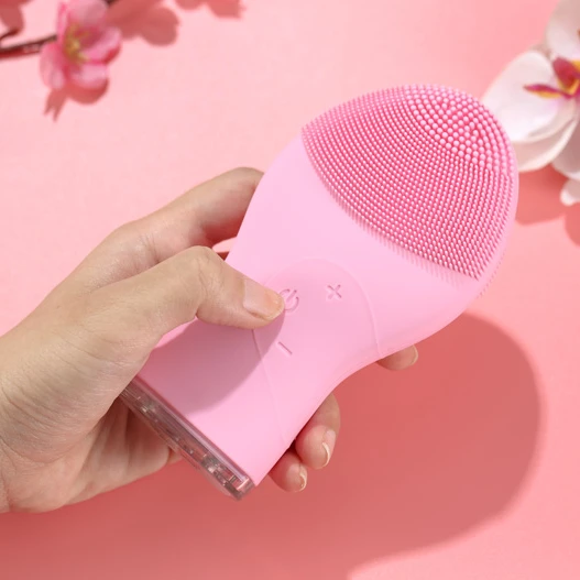 

Deep Pore Cleaner Waterproof Electric Facial Brush, Blue,pink,greem,purple,black