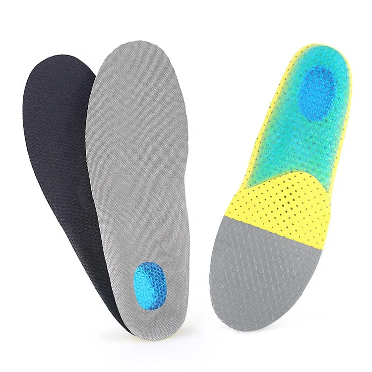 

Silica Gel And Net Cloth Eva Material New Product Man Sport Shoe Insole For Flat Foot