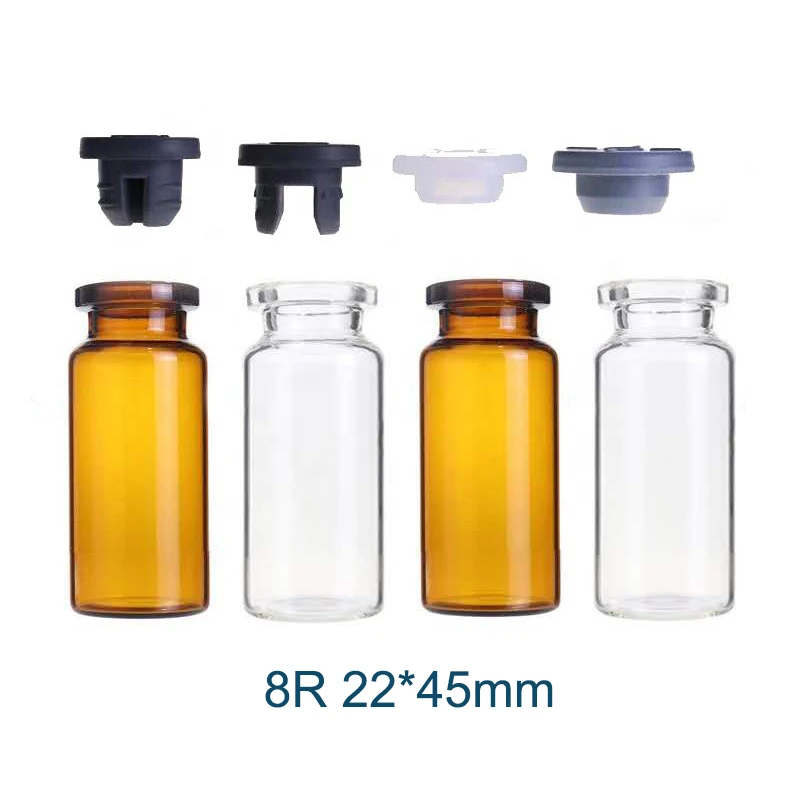 
8ml 8R Clear Glass Injection Vial 