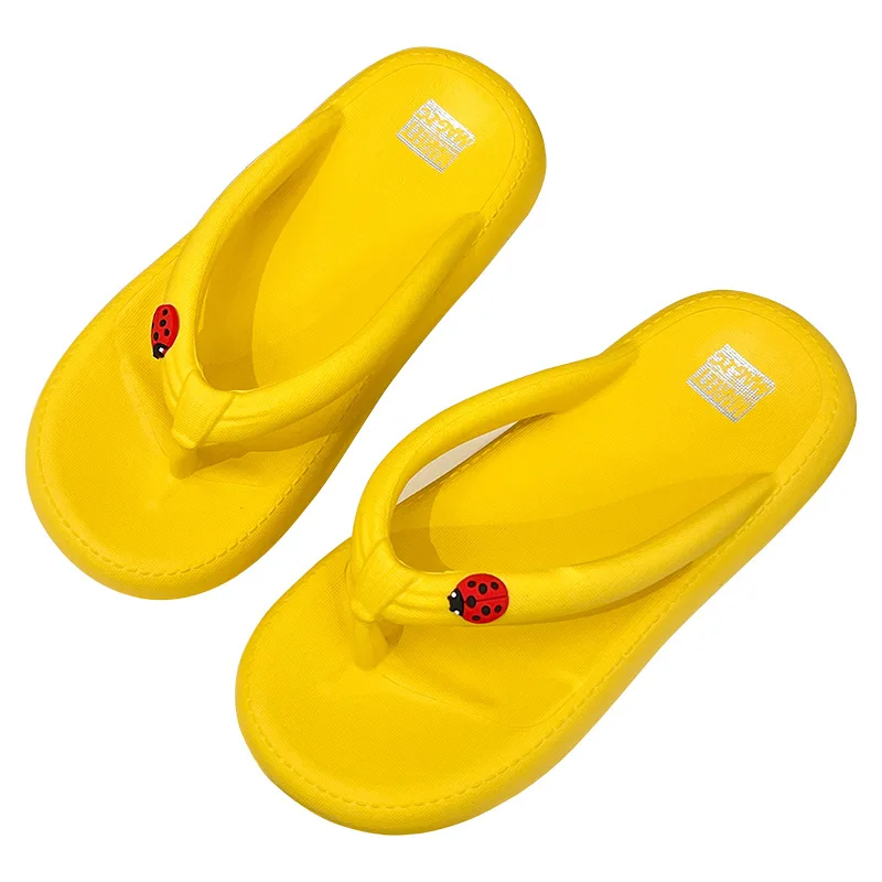 

2021 Hot Sale New flip-flops female summer fashion outside wear clip feet net red beach flat bottom sandals female shoes