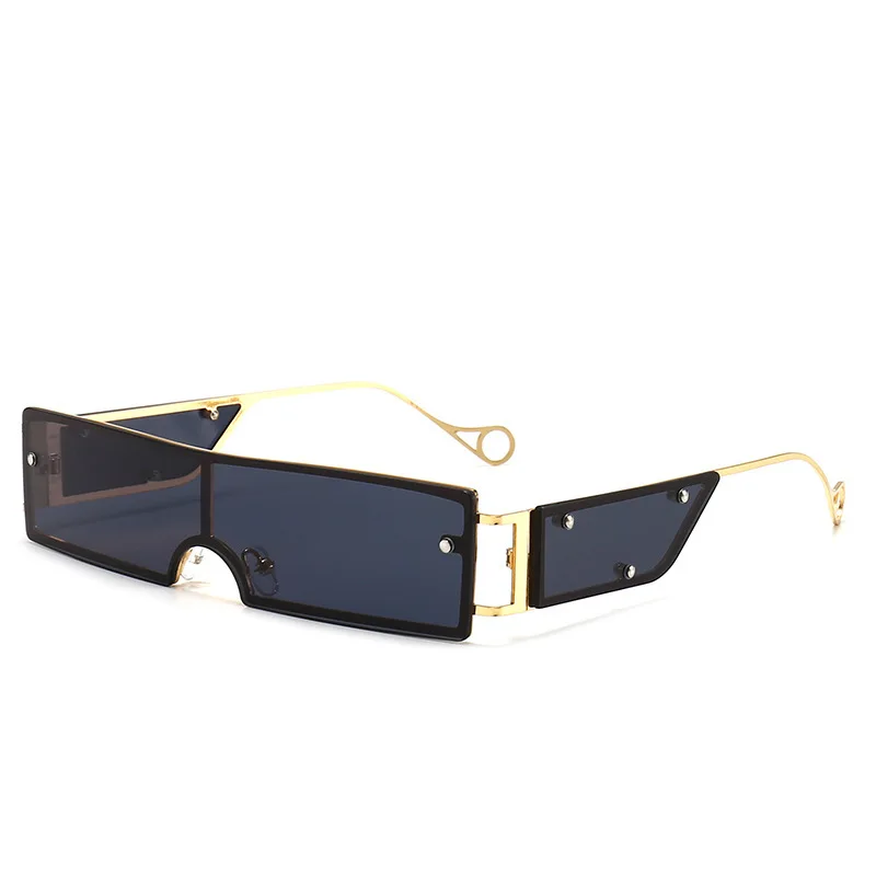 

2021 Fashion Square One Piece Lens Small Frame Sunglass Trendy Design Frameless Unisex shade sunglasses, Custom colors