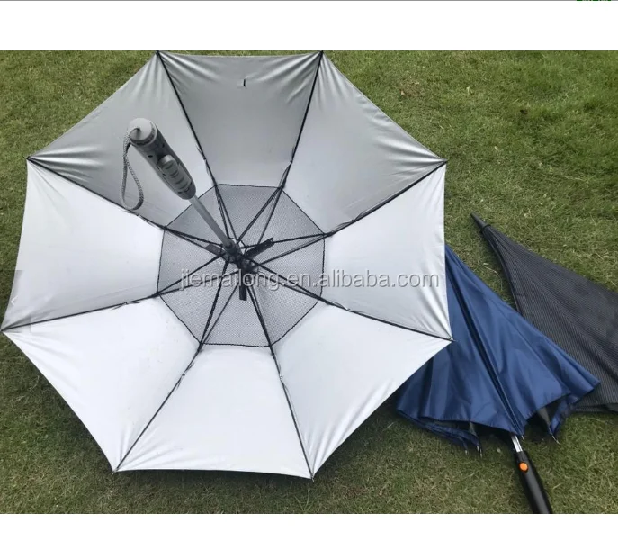 Misting Cooling Fan Umbrella Water Spray Fan Umbrella With Fan With
