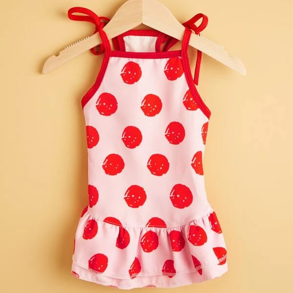 

hot Cartoon Graphic Pet Graphic Print Pet Suspender Skirt fashion pet clothing