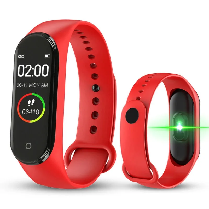 

M4 Fitness Watch Smart Bracelet Fitness Tracker Watch Sport Heart Rate Blood Pressure Smartband Health Monitor Watch Pedometers