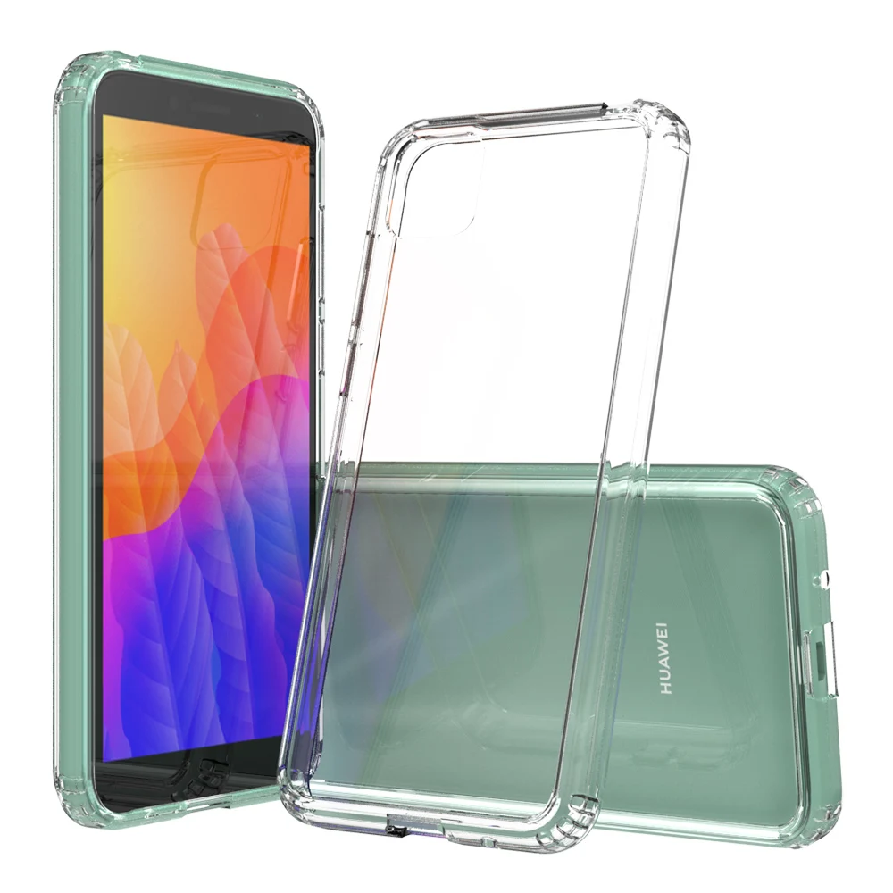

Transparent Phone Case for Huawei Y5P , Acrylic and TPU Bumper Case Cover for Huawei Honor 9S