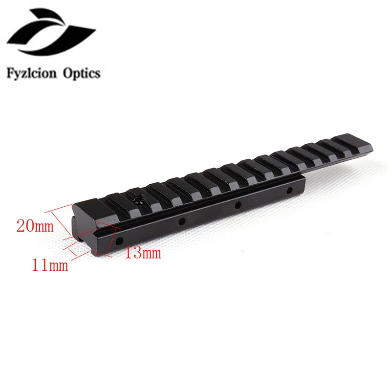 

Hunting Extension Dovetail Rail 11mm to 20mm Weaver Picatinny Rail Adapter Scope Mount