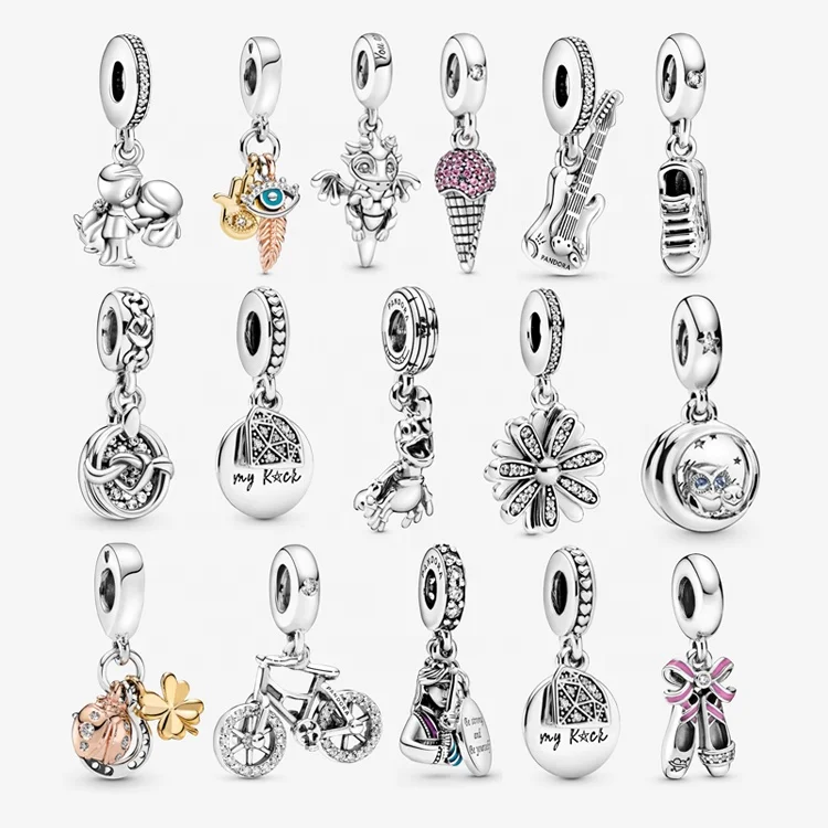 

High Quality 925 Silver DIY Jewelry Bead Pendant Can be used with pandora classic bracelet